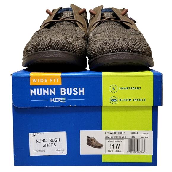 Nunn Bush Kore Men Brewski 2.0 Chukka Moc Toe Boot Size US 11W Olive Green Brown - Picture 4 of 4